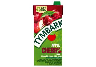 Vyšnių ir obuolių sulčių gėrimas TYMBARK (20%), 2 l