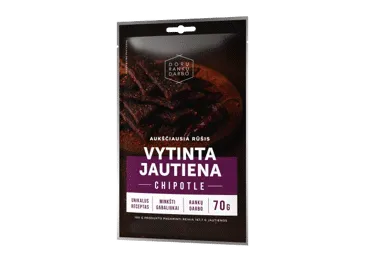 Vytinta čipotlės jautiena, a. r., 70 g