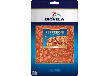Vytinta dešra PEPPERONI BIOVELA, a. r., 90 g