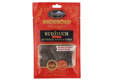 Vytinta jautienos ir avienos dešra SUDŽIUCH, a.r., 70 g