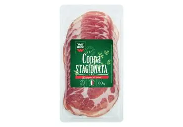 Vītināts cūkgaļas šķiņķis Coppa WELL DONE 80g