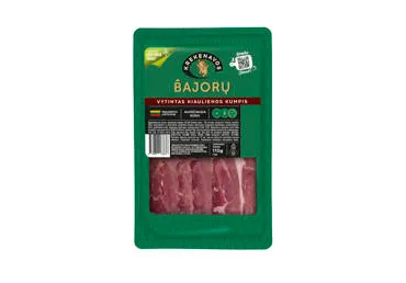 Vytintas kumpis BAJORŲ, pjaustytas griežinėliais, a. r., 110 g