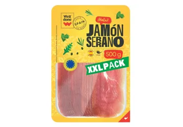 Vītināts cūkgaļas šķiņķis Jamon Serrano WELL DONE 500g