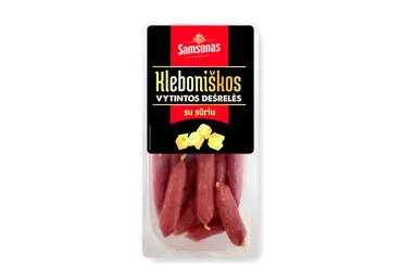 Vytintos KLEBONIŠKOS dešrelės su sūriu, a. r., 150 g