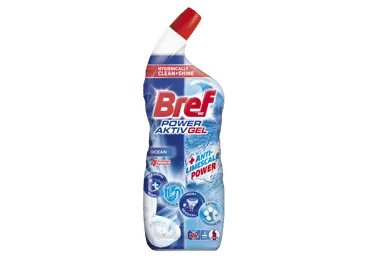 WC valiklis BREF Power Aktiv Gel, Ocean, 700 ml