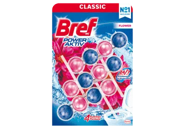 WC valiklis – gaiviklis BREF, Spa Moments Harmony, 3x50 g