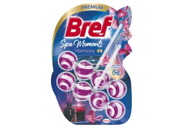 WC valiklis-gaiviklis BREF SPA MOMENTS HARMONY, 100 g