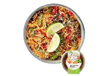 WOK azijietiški makaronai su daržovėmis, 300 g