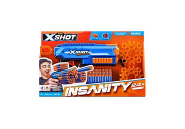 X-SHOT žaislinis šautuvas Manic Insanity, 1 serija, 36603