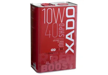 XADO Atomic Oil variklinė alyva 10W-40 SHPD RED BOOST (skardinė 4L)