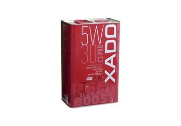 XADO Atomic Oil variklinė alyva 5W-30 C3 Pro RED BOOST (skardinė 4L)
