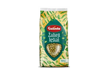 Žalieji lęšiai GALINTA, 500 g