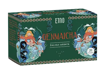 Žalioji arbata ETNO GENMAICHA, 40 g