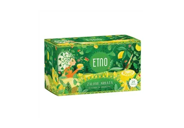 Žalioji arbata ETNO su citrinomis ir ginkmedžiu, 20 vnt.