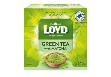 Zaļā tēja LOYD Green Matcha 20x1,5g
