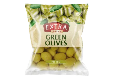 Zaļās olīvas bez kauliņiem EXTRA LINE 180g