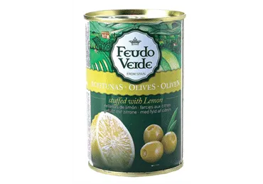 Zaļās olīvas FEUDO VERDE ar citronu 300g
