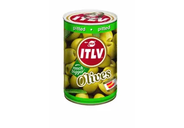 Zaļās olīvas bez kauliņiem ITLV 300g