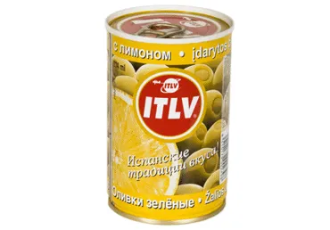 Žaliosios alyvuogės su citrinų įdaru ITLV, 300 g