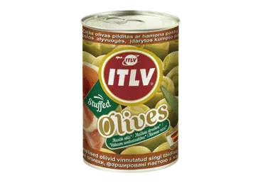 Žaliosios alyvuogės su krevečių įdaru ITLV, 300 g
