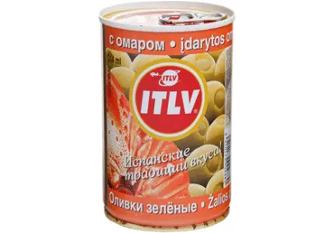Žaliosios alyvuogės su omarų įdaru ITLV, 300 g
