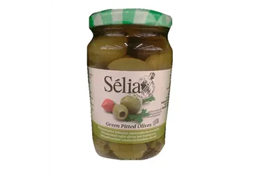 Žaliosios alyvuogės SELIA be kauliukų, 370 g