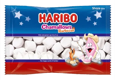 Zefyrai HARIBO CHAMALLOWS BARBECUE, 300 g