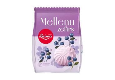 Zefyrai LAIMA, mėlynių skonio, 200 g