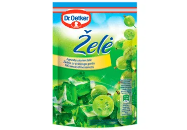 Želė DR.OETKER, agrastų skonio, 72 g