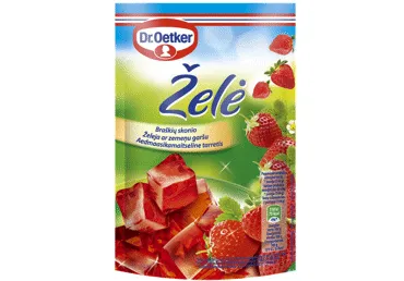 Želė DR.OETKER braškių skonio, 72 g