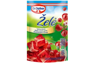 Želė DR.OETKER, vyšnių skonio, 72 g