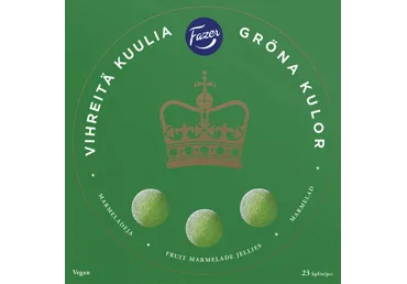 Zaļas marmelādes konfektes FAZER 500g
