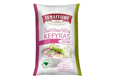 Kefyras ŽEMAITIJOS Šaltibarščių, 5%, 0.9 kg