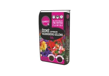 Žemė su perlitu vazoninėms gėlėms GARDIN, 10l
