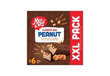 Žemės rieš. ledų bat. su sūd. kar., kakava MIO & RIO, 6 vnt., 276 g