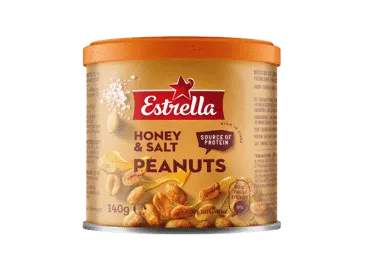 Zemesrieksti ESTRELLA ar medu 140g