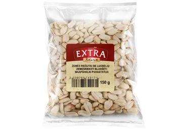 Žemės riešutai EXTRA LINE, be luobelių, 150 g