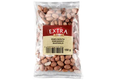 Žemės riešutai su luobelėmis EXTRA LINE, 150 g