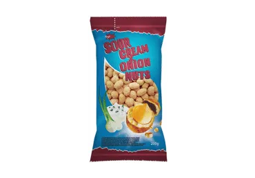 Žemės riešutai traškioje luobelėje grietinėlės ir svogūnų skonio JĖGA, 200 g