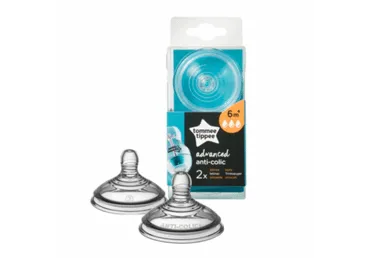 Žindukai TOMMEE TIPPEE ANTI-COLIC (greitos srovės), 2 vnt.