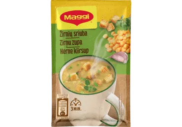 Žirnių sriuba su skrebučiais MAGGI 5 MINUTES, 22 g