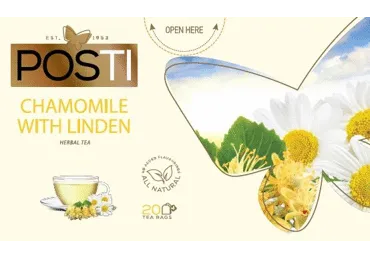 Žolelių arbata POSTI PREMIUM su ramunėlėmis, 30 g