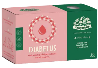 Žolelių arbata DIABETUS, 30 g