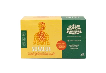 Žolelių arbata ŽOLYNĖLIS SUŠALUS, 20 x 1,5 g, 20 vnt.