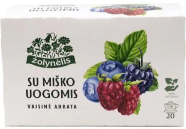 ŽOLYNĖLIO vaisinė arbata VASAROS SKONIS su miško uogomis, 20 vnt.