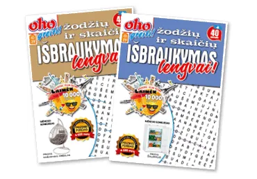 Žurnalas OHO GREITI.ŽODŽIŲ IR SKAIČIŲ IŠBRAUKYMAS LENGVAI, 1 vnt.
