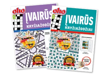 Žurnalas OHO ĮVAIRŪS KRYŽIAŽODŽIAI IR GALVOSŪKIAI, 1 vnt.