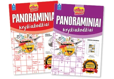 Žurnalas OHO MAXI! PANORAMINIAI KRYŽIAŽODŽIAI, 1 vnt.