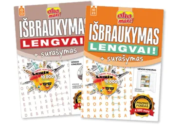 Žurnalas.OHO MAXI IŠBRAUK.+SURAŠ LENGVAI, 1 vnt.