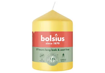 Žvakė, BOLSIUS, sunny yellow, 80/58mm